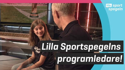 Marina är Lilla Sportspegelns programledare!