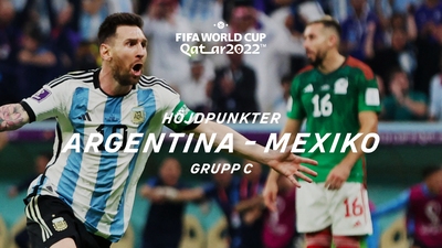 Grupp C: Argentina-Mexiko 26/11