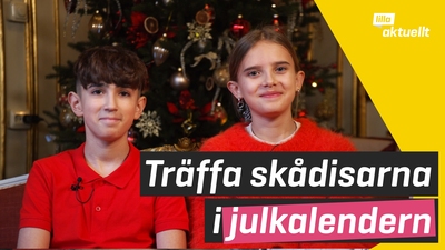 Vi träffar skådespelarna från julkalendern
