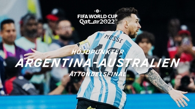 Åttondelsfinal: Argentina-Australien 3/12