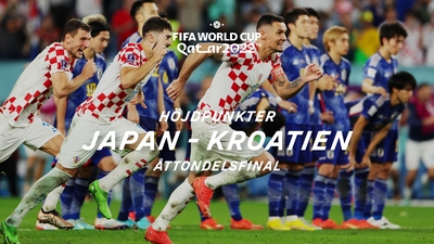 Åttondelsfinal: Japan-Kroatien 5/12