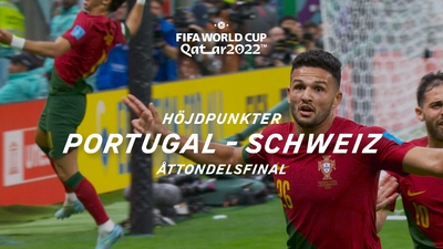 Åttondelsfinal: Portugal-Schweiz 6/12