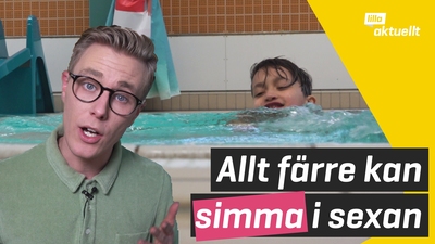 Färre sjätteklassare klarar simtest