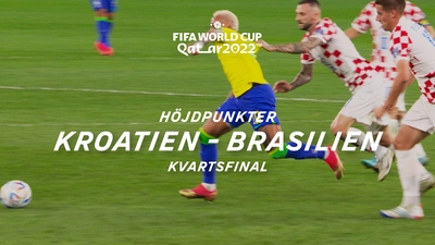 Kvartsfinal: Kroatien-Brasilien 9/12