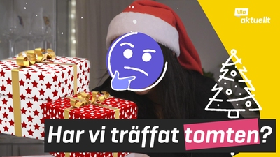 Ortens tomtenissar delar ut julklappar