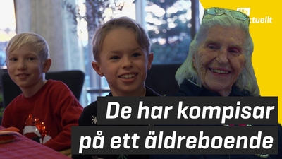 Klassen brevväxlar med ett äldreboende