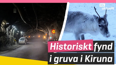 Historiskt fynd i gruva i Kiruna