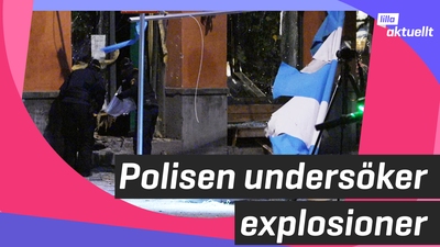 Polisen undersöker explosioner