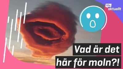Ufomoln på himlen i Turkiet