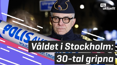 Våldsvågen i Stockholm: 30-tal gripna