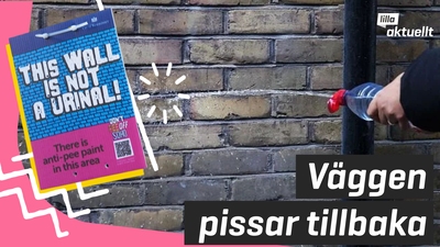 Väggen pissar tillbaka