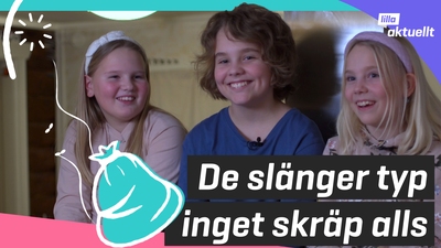 De slänger typ inget skräp alls