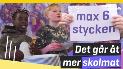 Fler äter mer skolmat på många skolor i Sverige