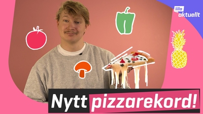 Världens största pizza!