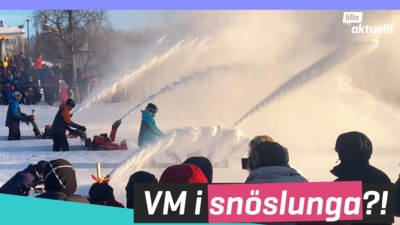 Här skottas en världsmästare fram