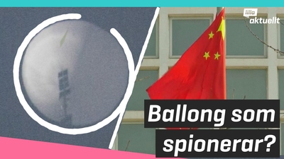 Misstänkt kinesisk spionballong