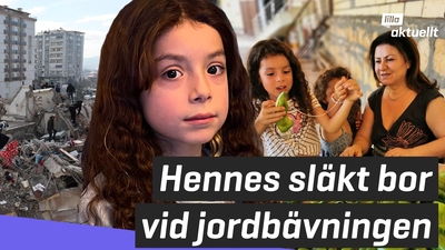 Asmins mormor och morfar bor vid jordbävningen i Turkiet