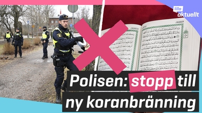 Polisen stoppar ny koranbränning