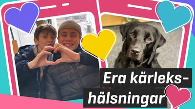Se era kärlekshälsningar!