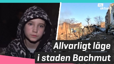 Allvarligt läge i staden Bachmut