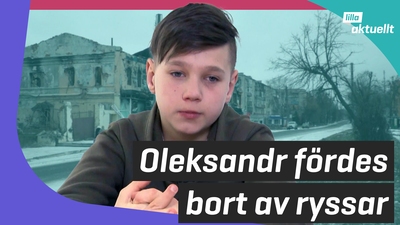 Ukrainske Oleksandr fördes bort av ryssar