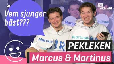 Pekleken med Marcus och Martinus!