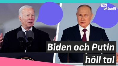 Biden och Putin höll tal