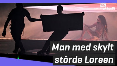 Loreens bidrag avbröts