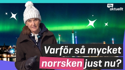 Varför syns norrsken på himlen?