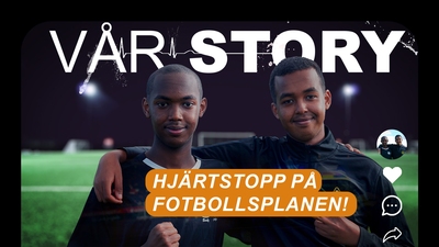 Hjärtstopp på fotbollsplanen