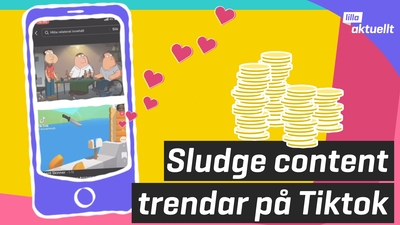 Sludge content trendar på Tiktok
