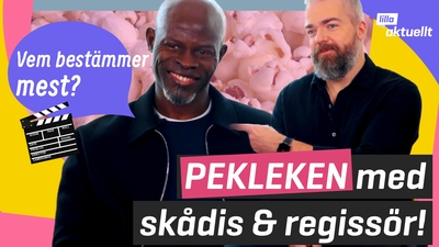 Pekleken med storskådisen och regissören!