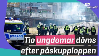 Tio ungdomar döms efter påskupploppen