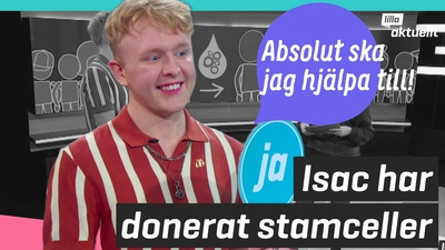 Isac har donerat stamceller!