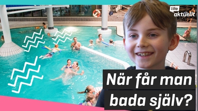 Olika åldersgränser för att bada ensam!