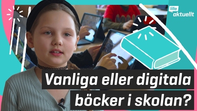 Skolböcker vs. läsplattor