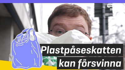Skatten på plastpåsar kan tas bort