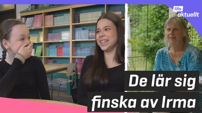 De lär sig finska av Irma