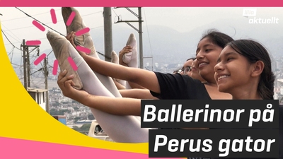 De dansar på Perus gator