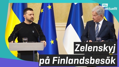 Zelenskyj på Finlandsbesök