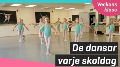 De dansar halva skoldagen