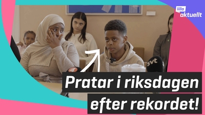 Murhaf var i riksdagen