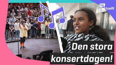 Skolorna sjunger tillsammans i en jättekör!