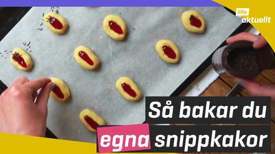 Recept: Egna snippkakor