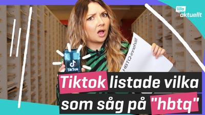 Tiktok listade användare