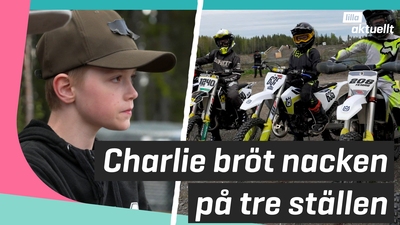 Bröt nacken på tre ställen