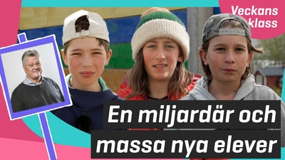 En miljardär och massa nya elever