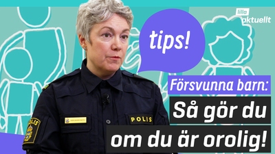 Polisen Hilda ger tips