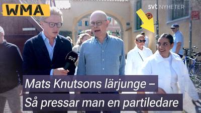 Mats lärjunge pressar partiledarna