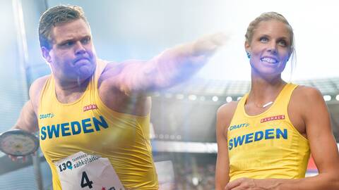 Diskuskastaren Daniel Ståhl och höjdhopparen Erika Kinsey är klara för VM i Doha.